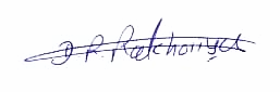 Signature of Mr. Devang Rakholiya